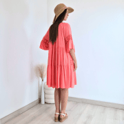 OBLEKA 91423 ROZA