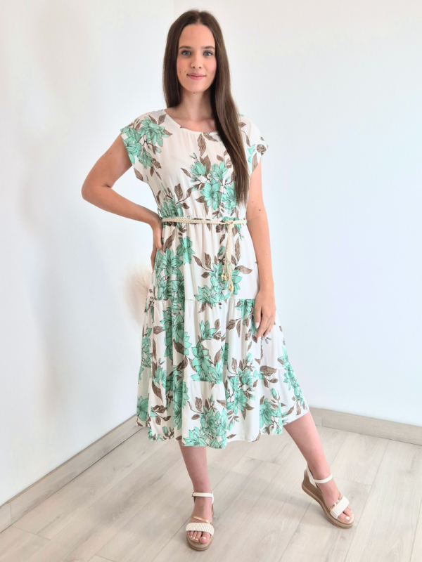 OBLEKA 7689 ZELENA