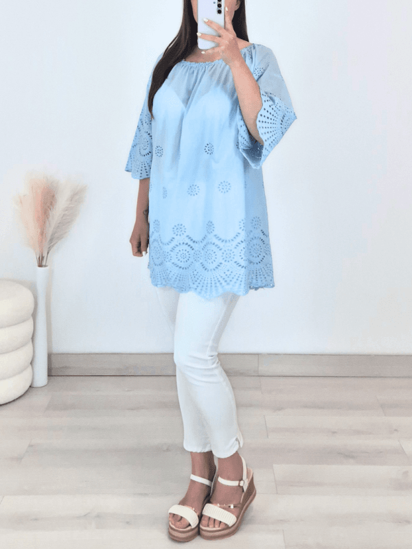 MAJICA 24158 SVETLO MODRA