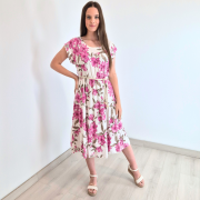OBLEKA 7689 ROZA