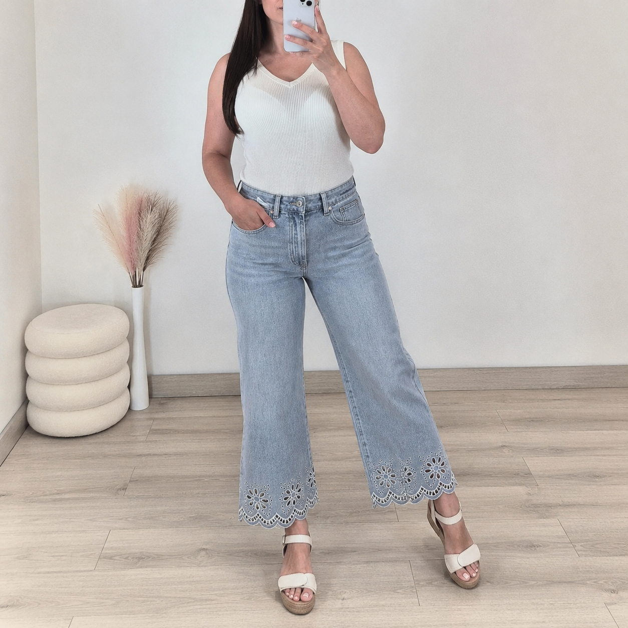 7/8 kavbojke JEANS HLAČE 5009 7/8