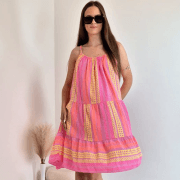 TETRA OBLEKA 25379 NEON ROZA