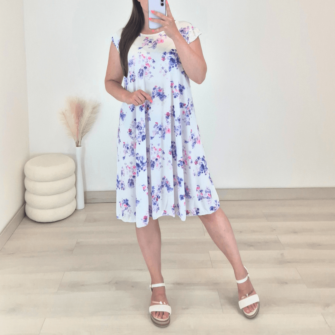1 OBLEKA 6008 VIJOLA