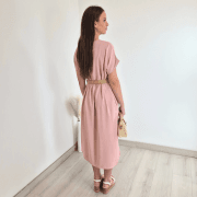 OBLEKA 5583 ROZA
