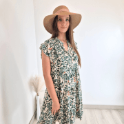 OBLEKA 20465 ZELENA