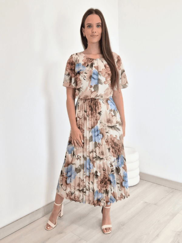 OBLEKA 24039 MODRA