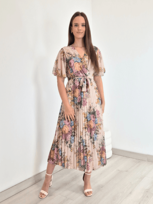 OBLEKA 22061 ROZA