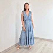 OBLEKA LS2707 MODRA