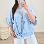 MAJICA 210895 MODRA