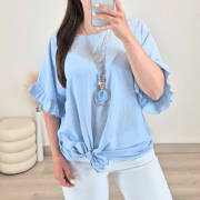 MAJICA 210895 MODRA