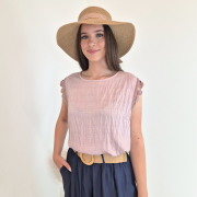 MAJICA VIOLETA 59889 ROZA