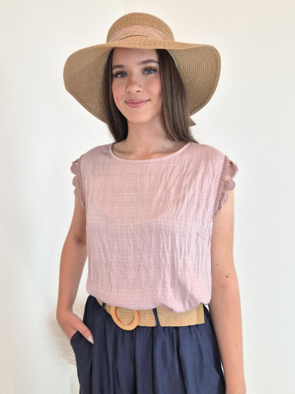 MAJICA VIOLETA 59889 ROZA