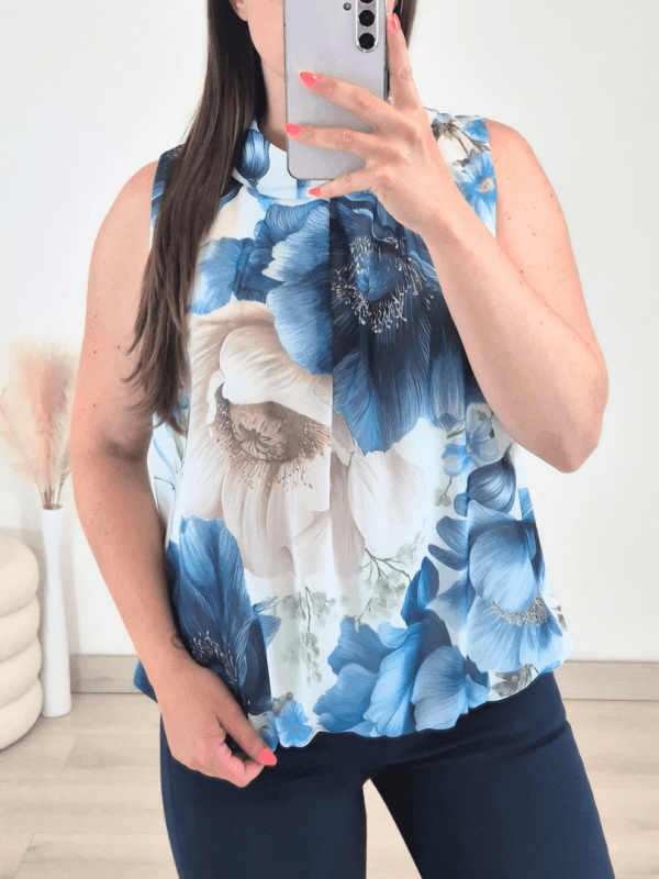 BLUZA 25071 MODRA