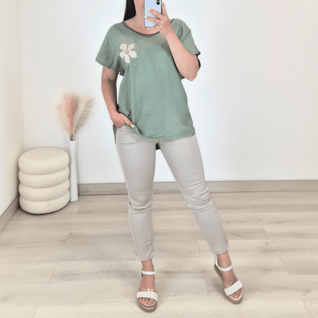 39 MAJICA 15273 OLIVNA