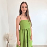 OBLEKA 51631 ZELENA