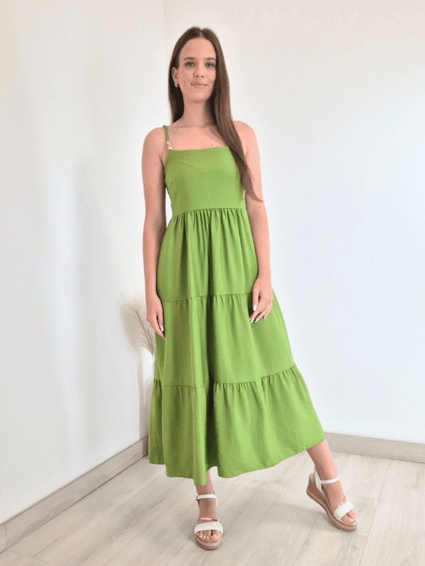 OBLEKA 51631 ZELENA