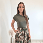 OBLEKA 12487 OLIVNA