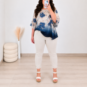 BLUZA 6567 TEMNO MODRA