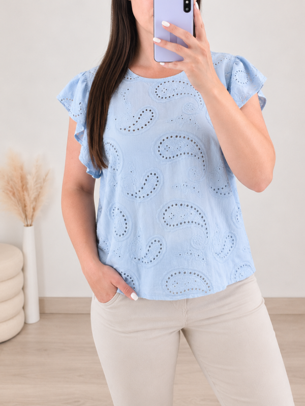 BLUZA 0409 MODRA