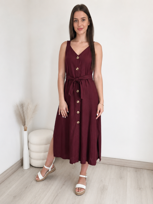 OBLEKA SHARA BORDO