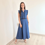 OBLEKA 9283 DENIM