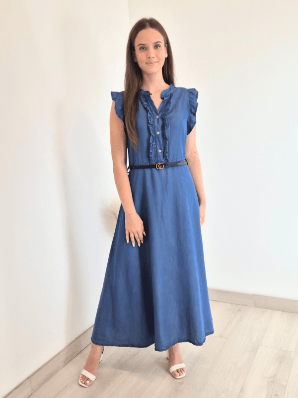 OBLEKA 9283 DENIM