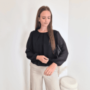 BLUZA 24201 ČRNA