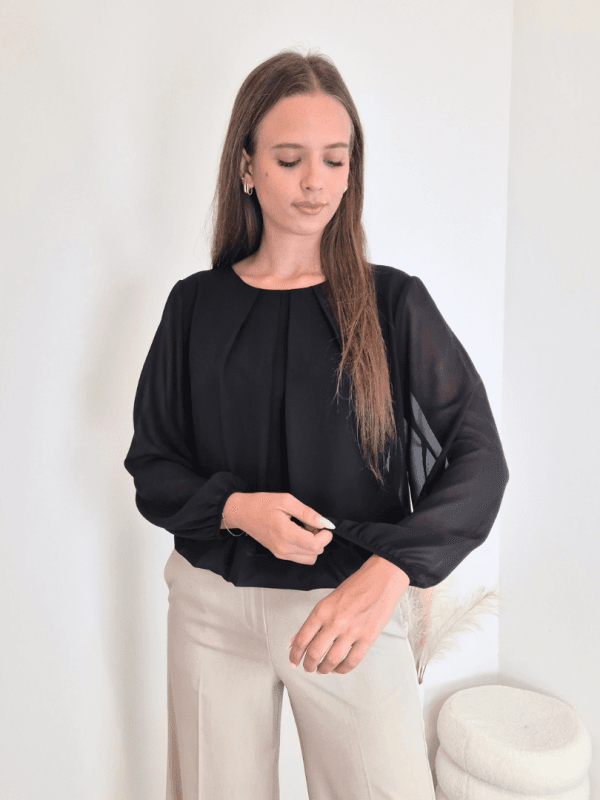 BLUZA 24201 ČRNA