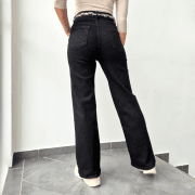 JEANS HLAČE MG7753B ČRNE