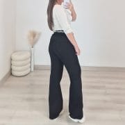 JEANS HLAČE MG7753B ČRNE