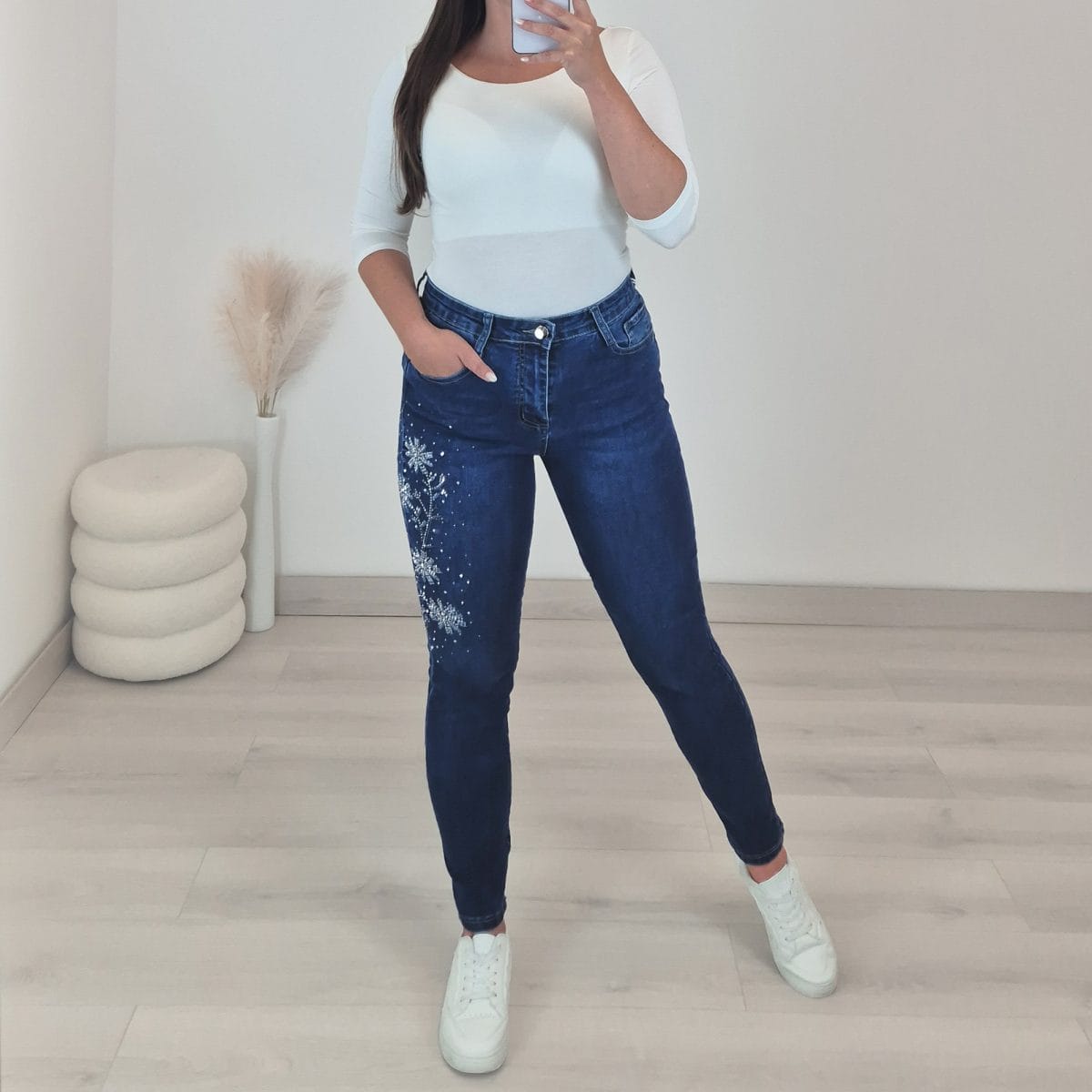 PUSH UP JEANS HLAČE MG6950A