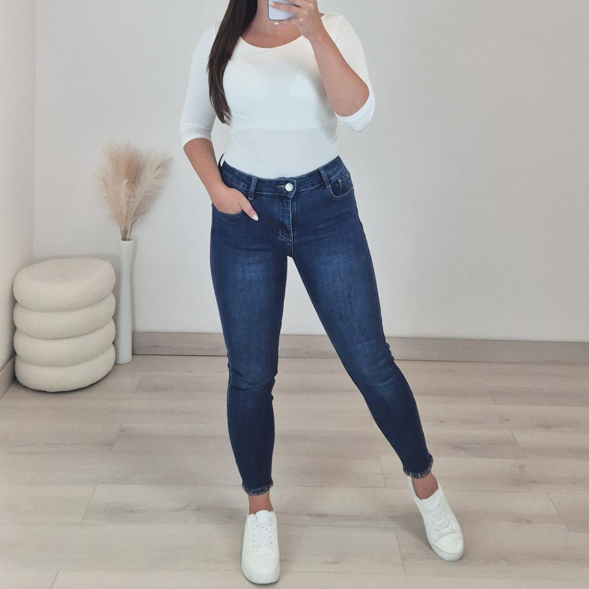 7/8 JEANS HLAČE A1528