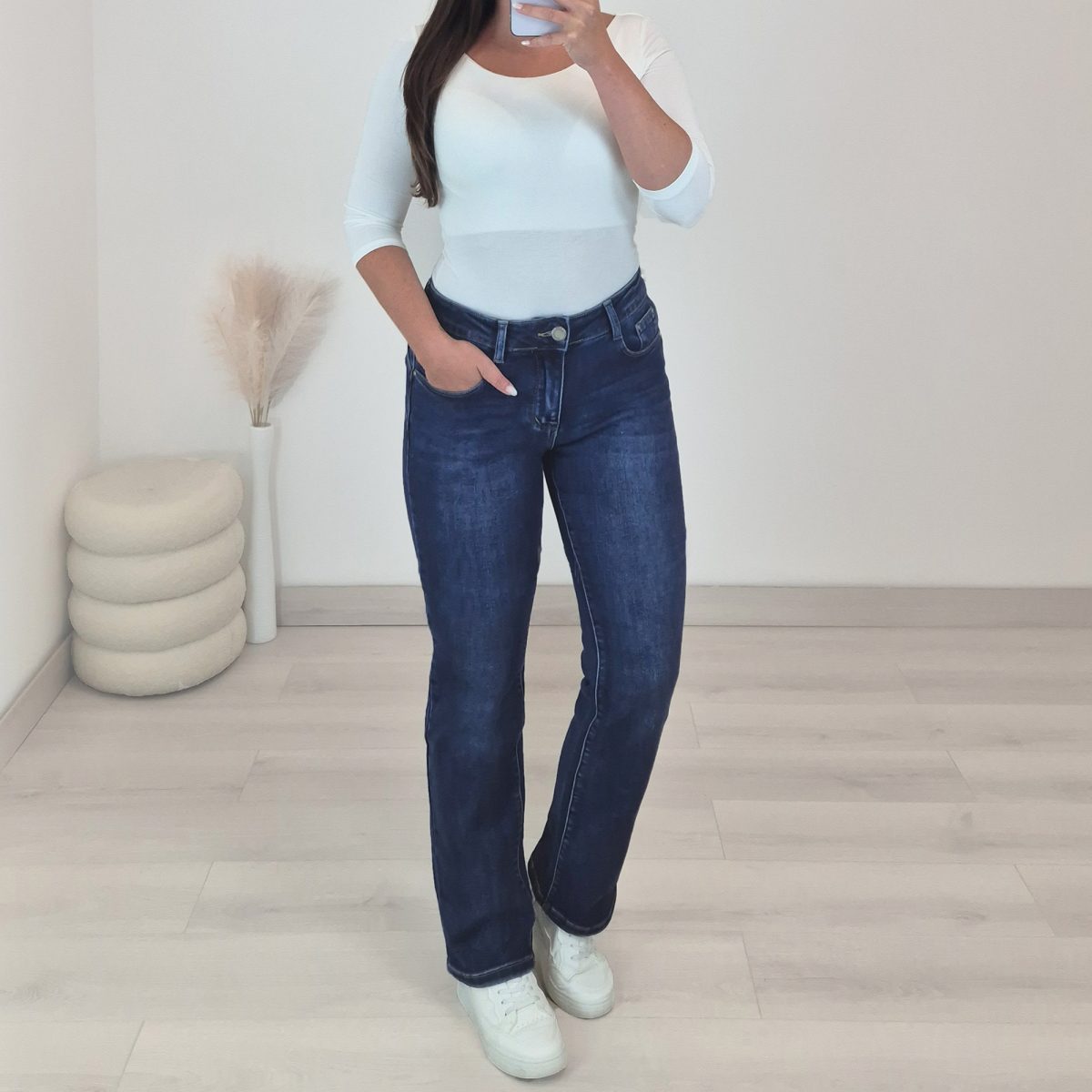 PUSH UP JEANS HLAČE A1558