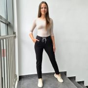 HLAČE 70505 ČRNA