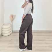 HLAČE ISADORA RJAVA