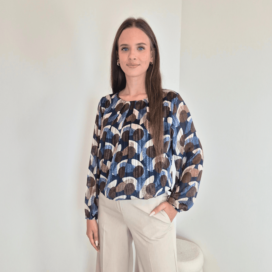 88 BLUZA 24201A TEMNO MODRA