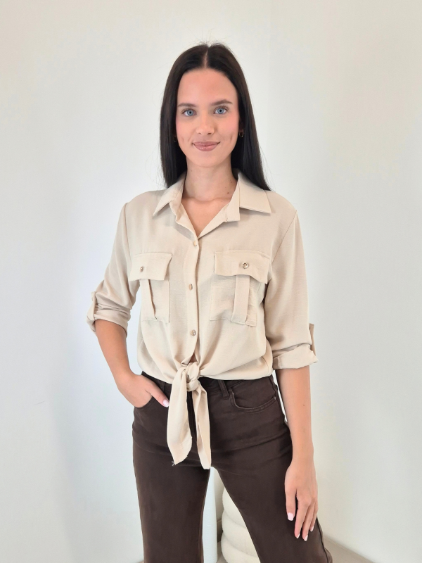 BLUZA 22047 BEŽ