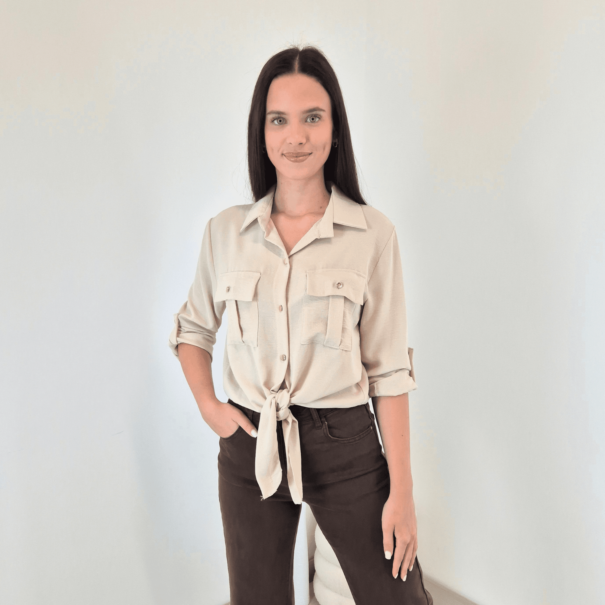 89 BLUZA 22047 BEŽ