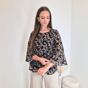 BLUZA 90913 ČRNA