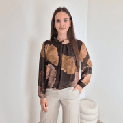 BLUZA 25001C RJAVA