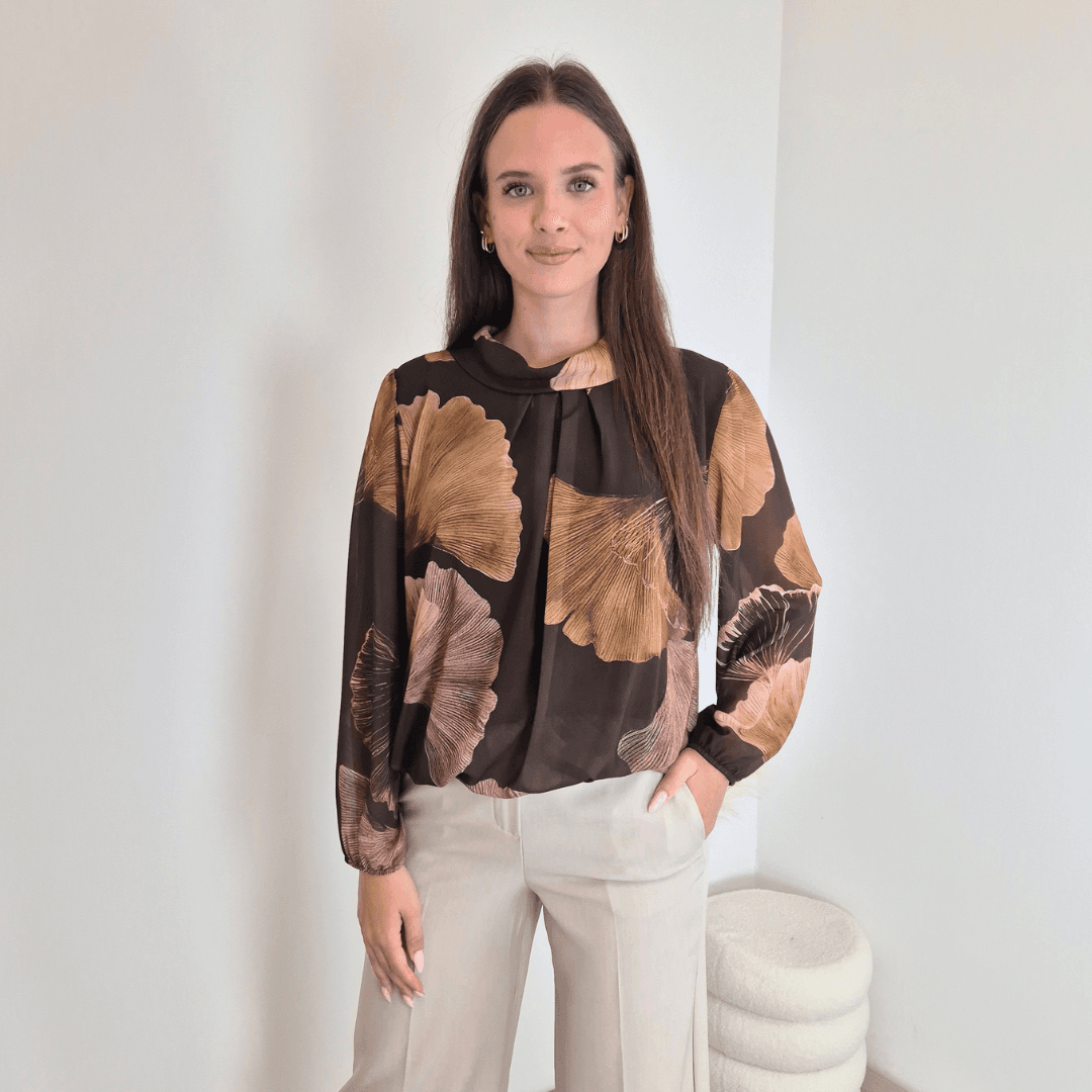 92 BLUZA 25001C RJAVA