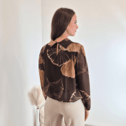 BLUZA 25001C RJAVA