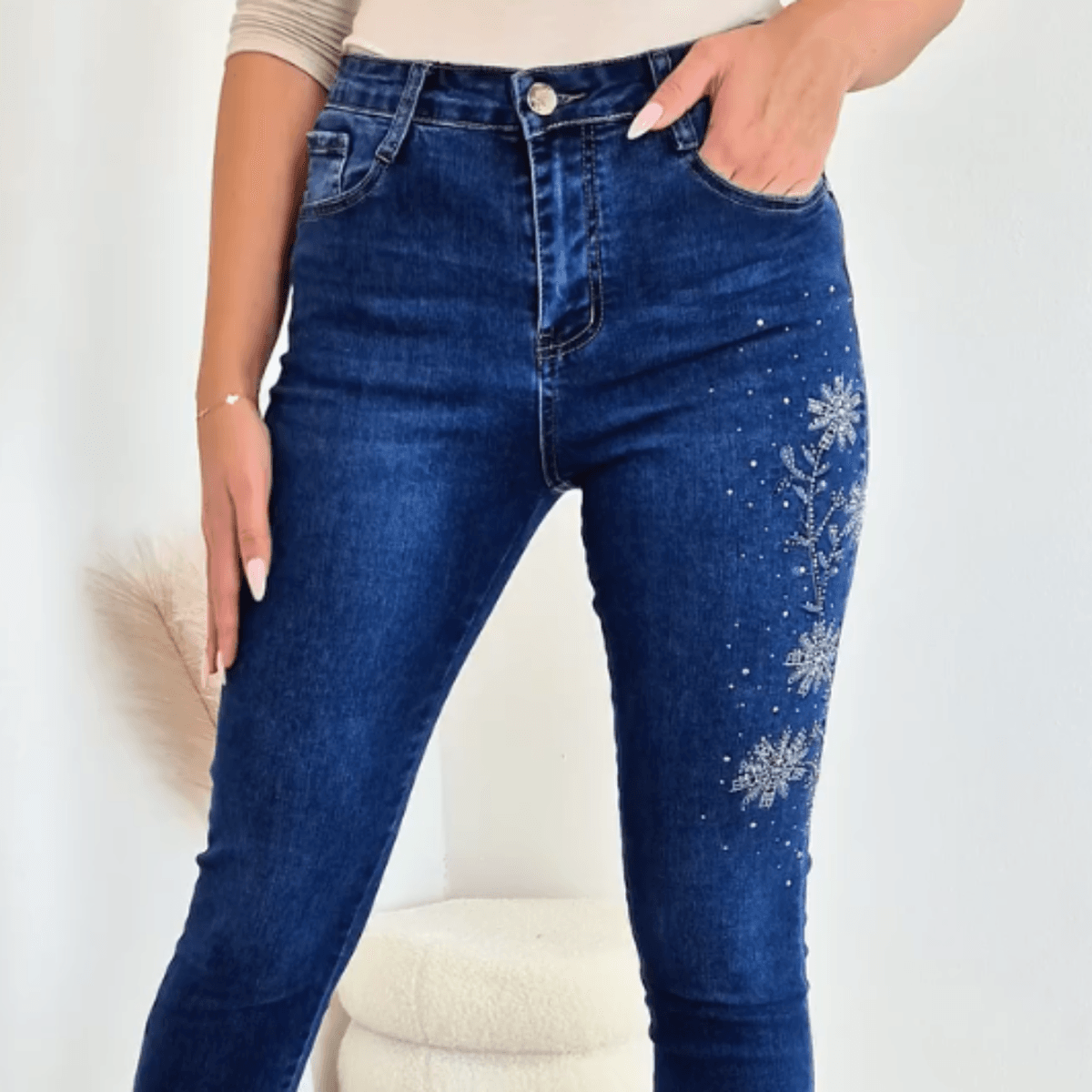 PUSH UP JEANS HLAČE MG6950A