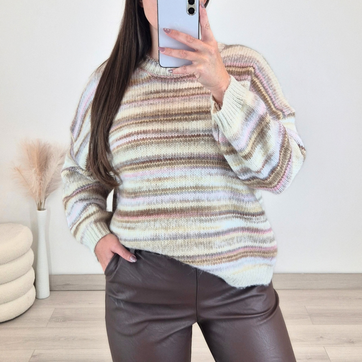 PULOVER 25218 BEŽ