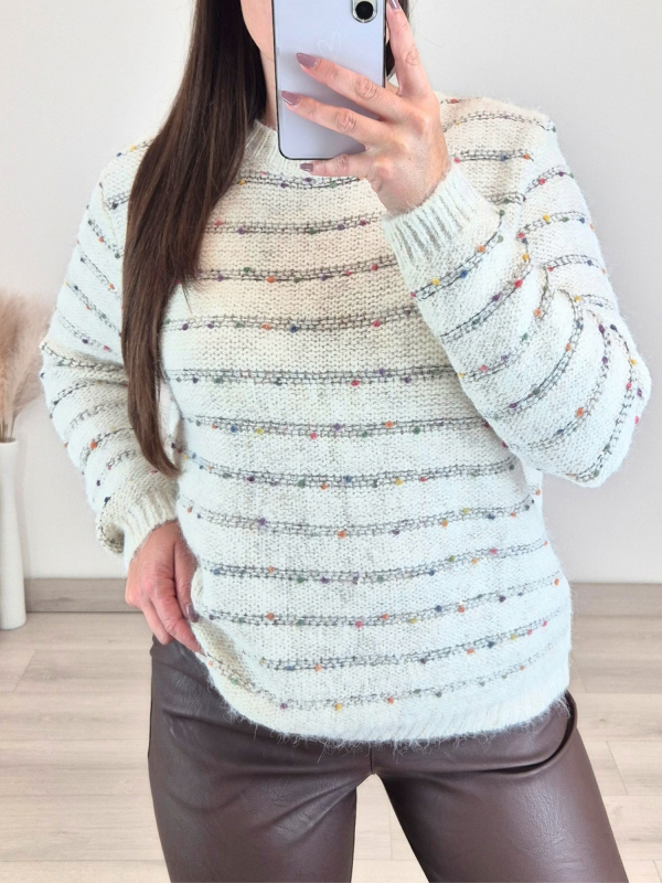 PULOVER YS9775 BEŽ