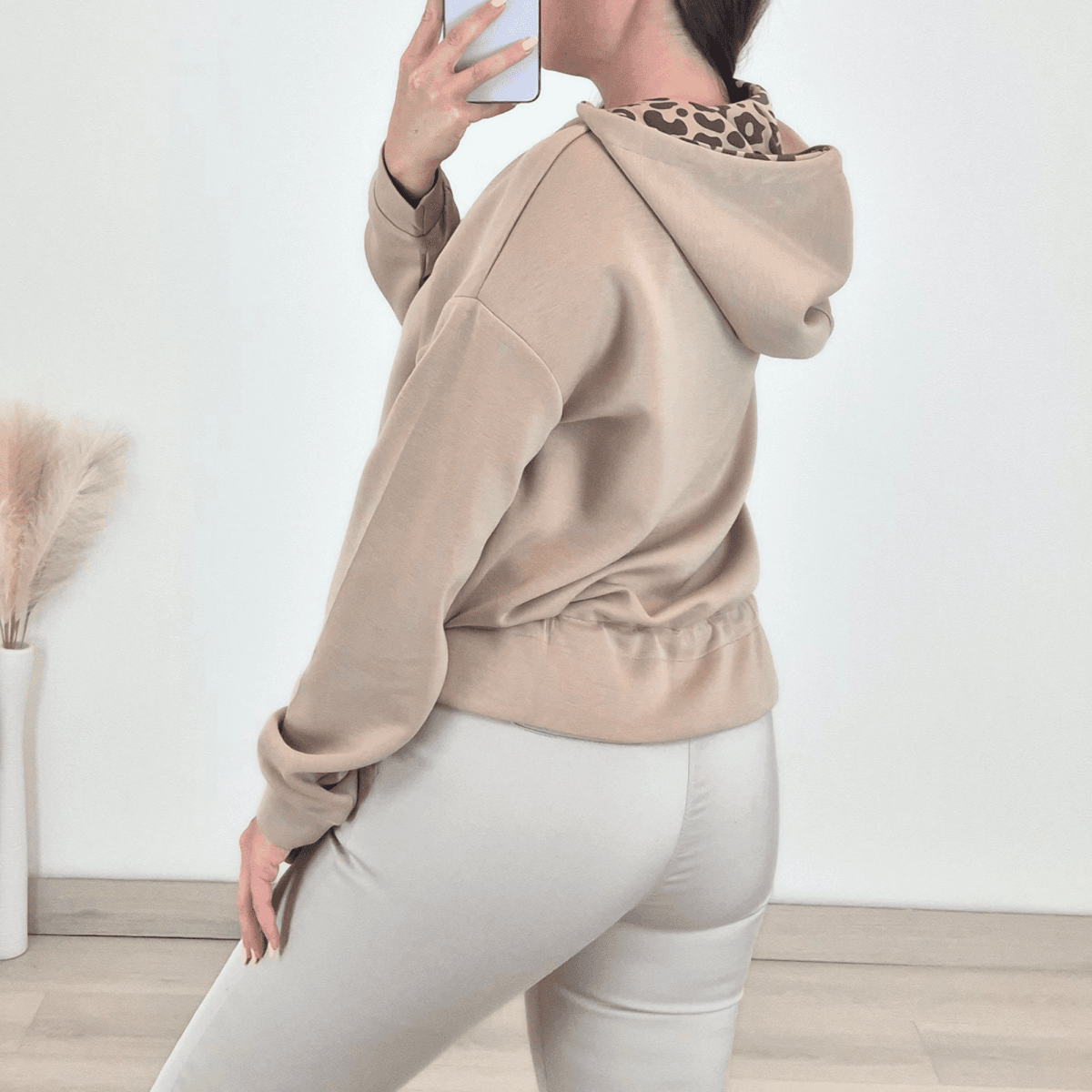 PULOVER 54215 RJAVA