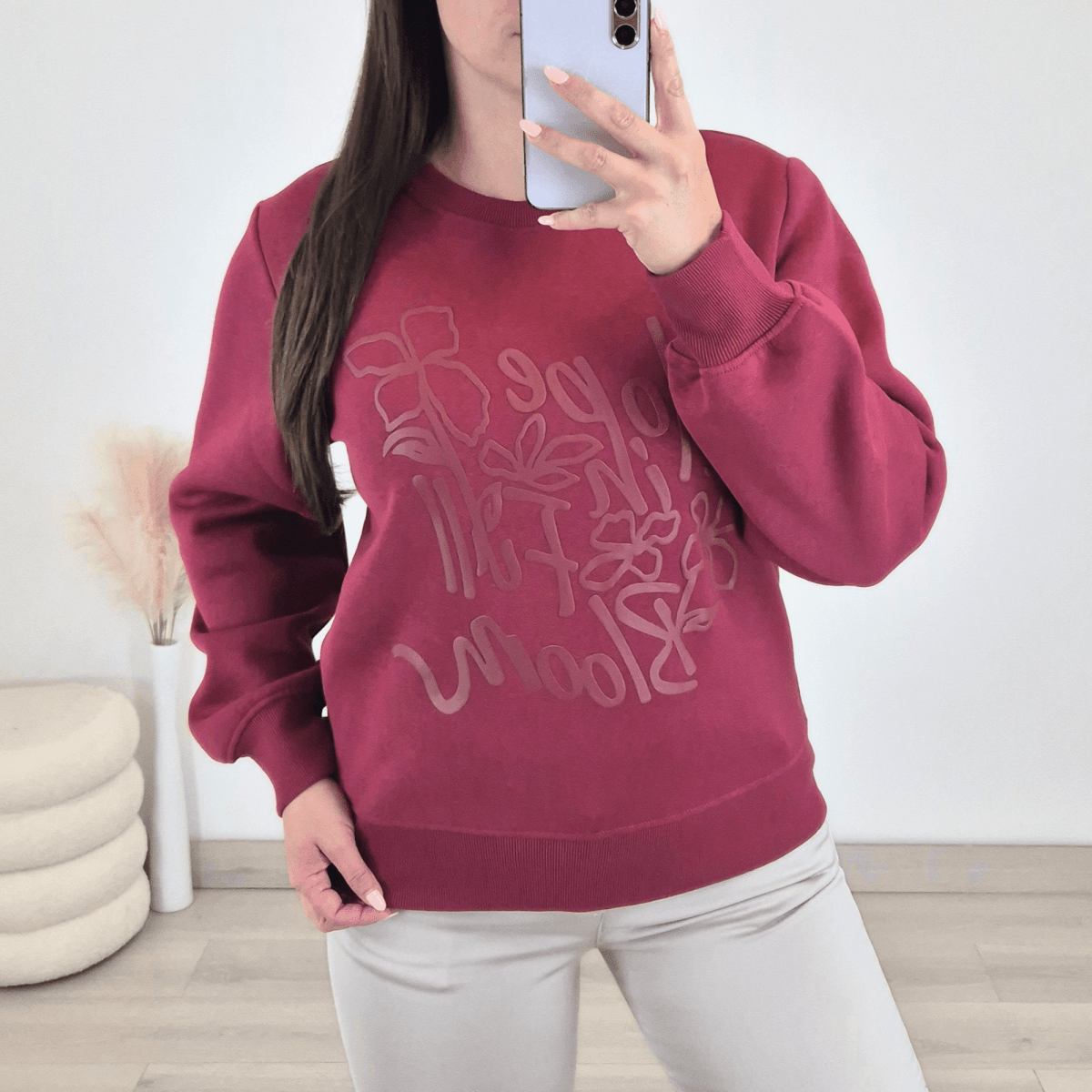 45 PULOVER 54225 BORDO