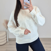 PULOVER 54225 BELA