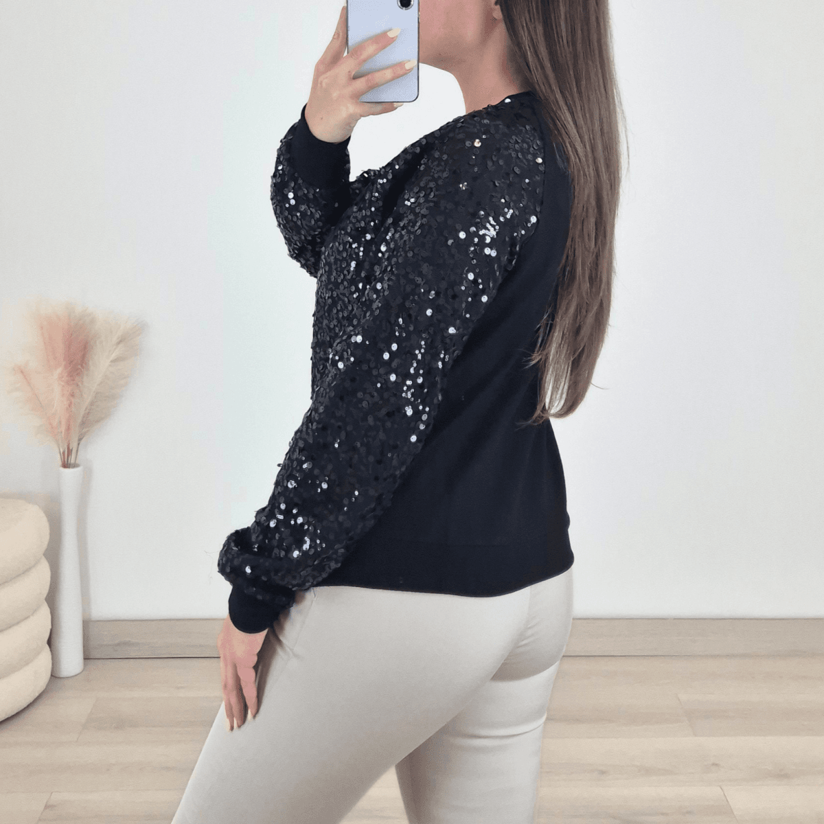 PULOVER 52228 ČRN