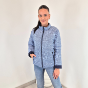 OBOJESTRANSKA BUNDA 52552 TEMNO MODRA